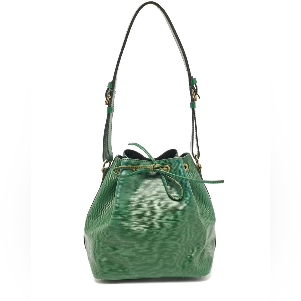 LOUIS VUITTON green epi leather NOE bucket bag - Picture 3 of 9